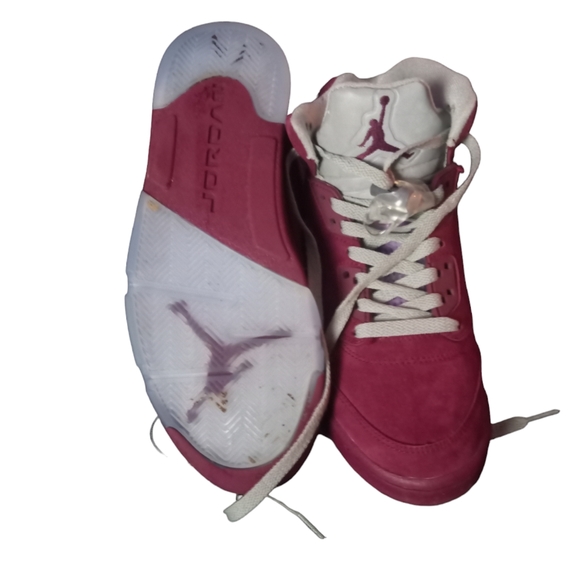 Air Jordan 5 Retro Suede - burgendy - Picture 9 of 11